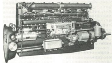 図1　DMH17C 形ディーゼルエンジン<br />出典：ディーゼル車設計経緯2，1983