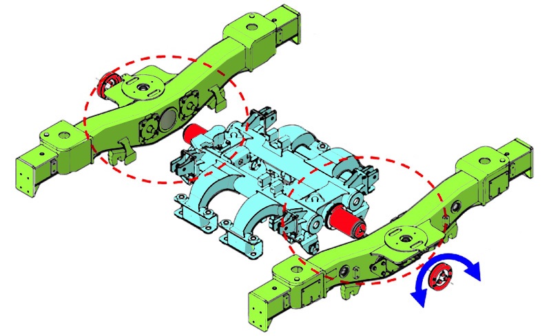 Mechanism of controlling decrement of wheel load