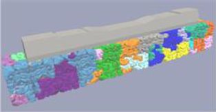 図4　バラスト軌道の大規模モデル